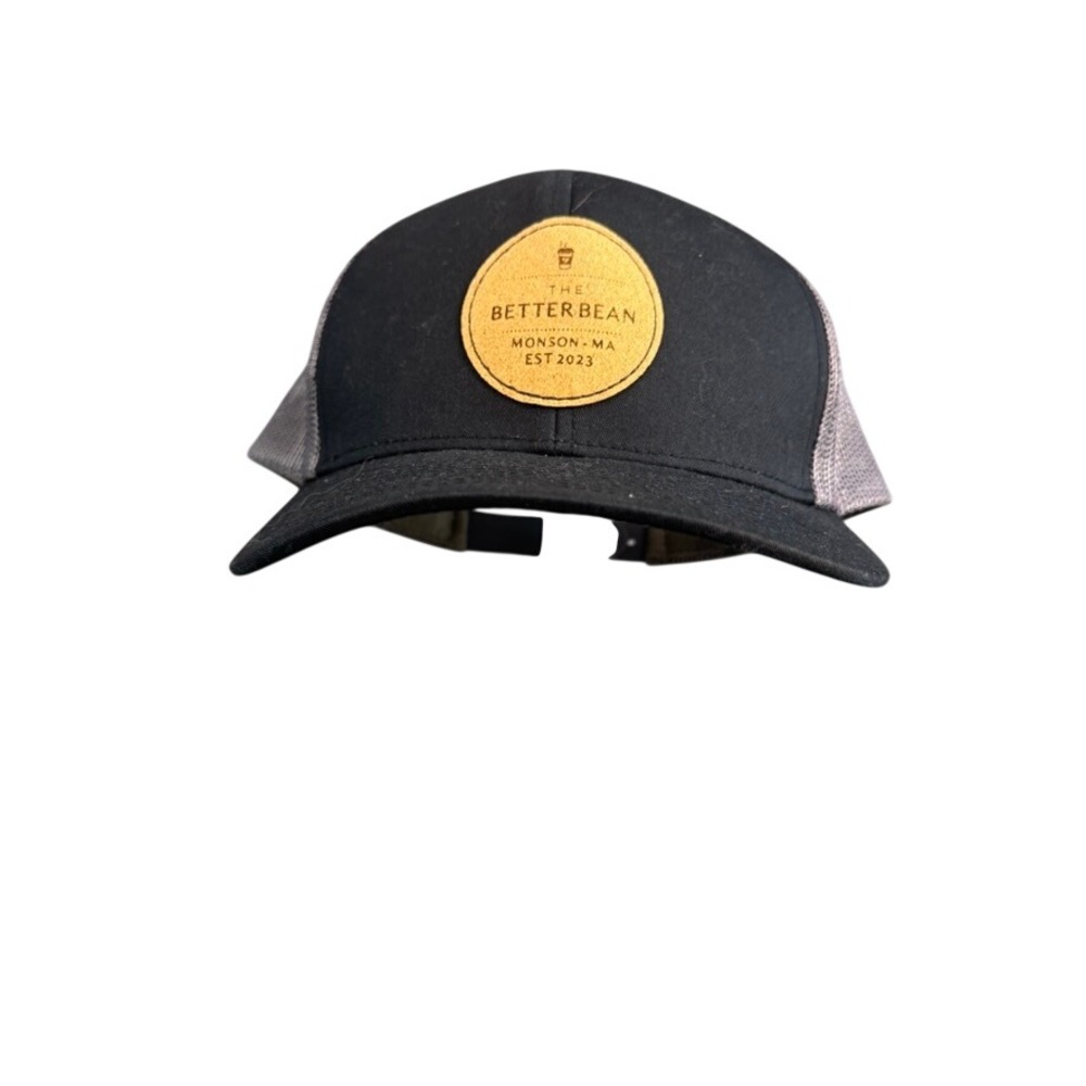 Pacific Headwear 104C Pro Model Trucker Hat The Better Bean Snapback Black Grey